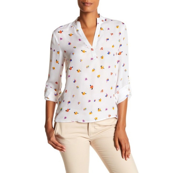 Robert Graham Tops - ROBERT GRAHAM Trish Long-Sleeve Silk Blouse sz L